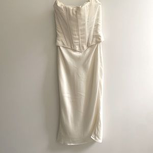 House of CB White Corset Dress